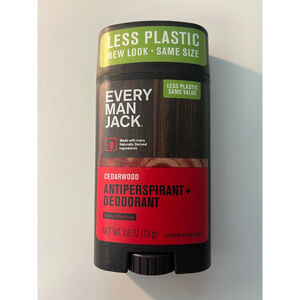 Men's Every Man Jack Cedarwood Antiperspirant Deodorant One Size Black Red